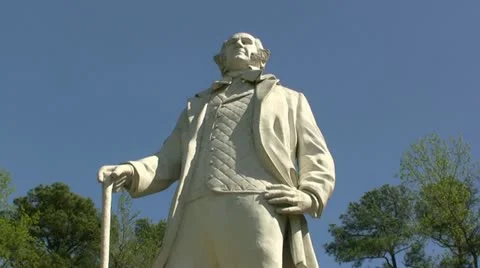 Sam Houston Statue In Texas Video stock 22213128