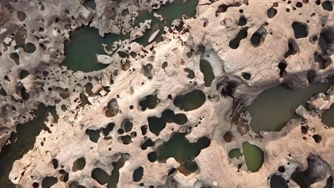 Sam Phan Bok Landmark Nature Travel Place Aerial View of Thailand Stock Footage 234054578
