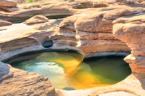 Sam Phan Bok (Three thousand holes) Stock Photos