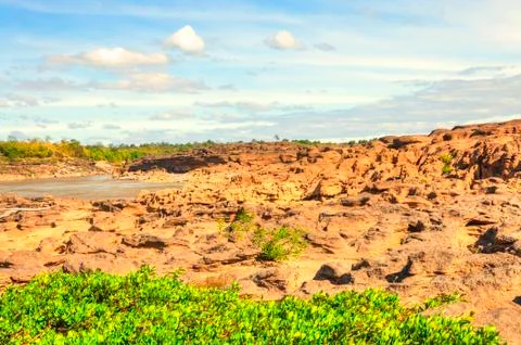 Sam Phan Bok (Three thousand holes) Stock-Fotos