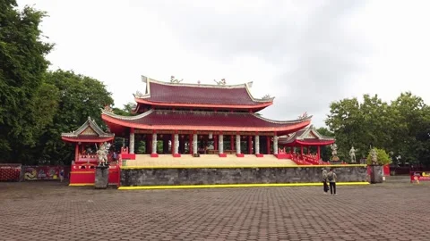 Sam Poo Kong Temple in Semarang, Indonesia Stock Footage 312517818