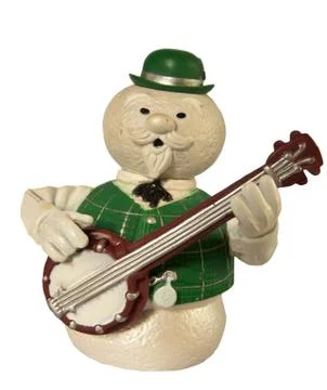 Sam the snowman Stock Photos