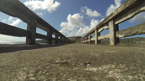 Samana Bridge low angle 動画素材 37235954