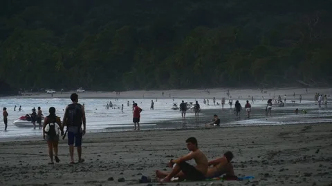 Samara beach tight Stock Footage 126669586