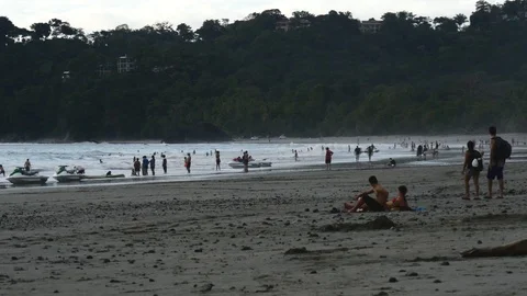 Samara beach wide Stock Footage 126669584