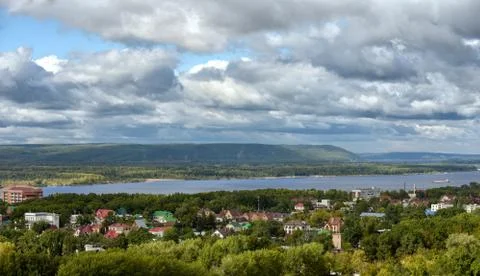 Samara city suburb Stock Photos