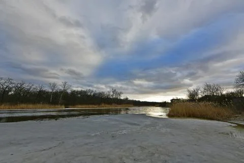 Samara River in the Dnepropetrovs Stock Photos