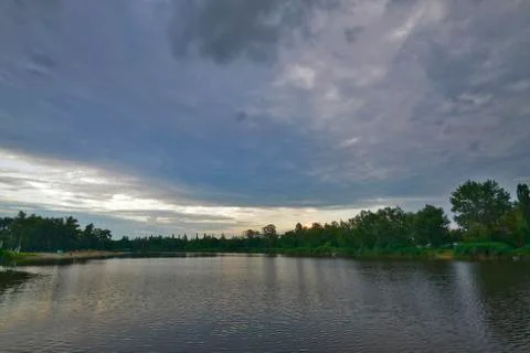 Samara river in Ukraine Stock Photos