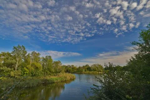 Samara river in Ukraine Stock Photos