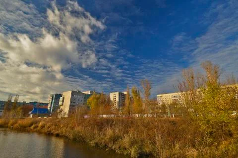 Samara river in Ukraine Stock Photos