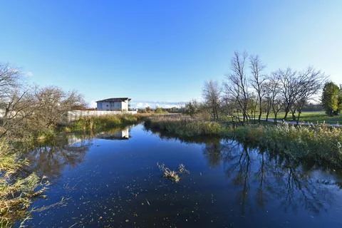 Samara is a river in Ukraine Foto stock