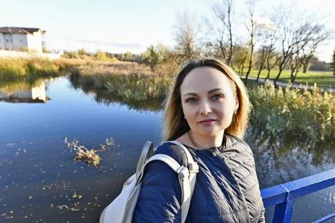 Samara is a river in Ukraine Foto stock