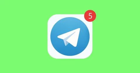 Samara, Russian Federation - August 4, 2018: Editorial animation. Telegram logo Stock Footage 93280346