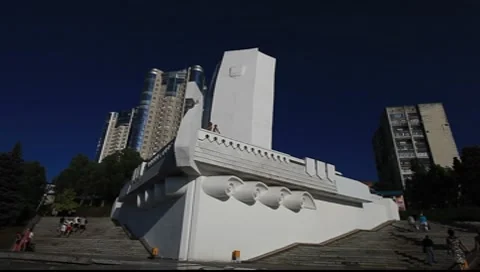 Samara on the Volga Stock Footage 7905326