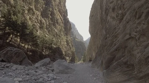 Samaria Gorge Stock Footage 96384383