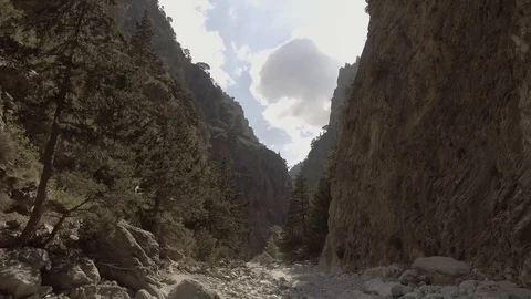Samaria Gorge Stock Footage 96385085