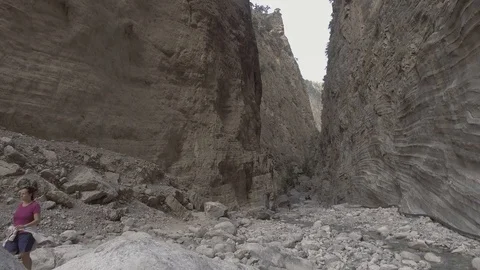 Samaria Gorge Stockbeeldmateriaal 96526507