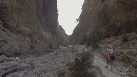 Samaria Gorge Stock Footage 96527648