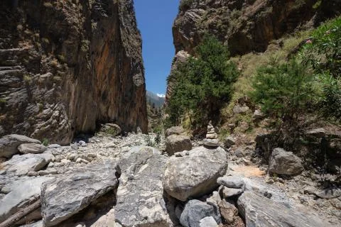 Samaria Gorge Stock Photos