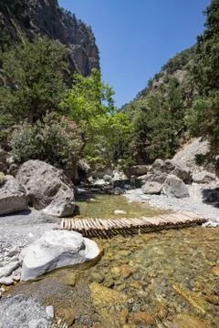 Samaria Gorge Stock Photos