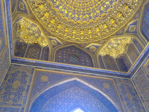 Samarkand patterns Foto stock