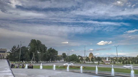 Samarkand Ruhabad Stock Footage 128929042