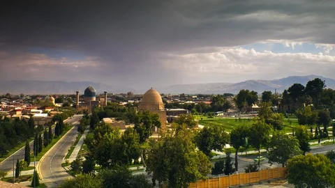 Samarkand Timelapse Stock Footage 95699281