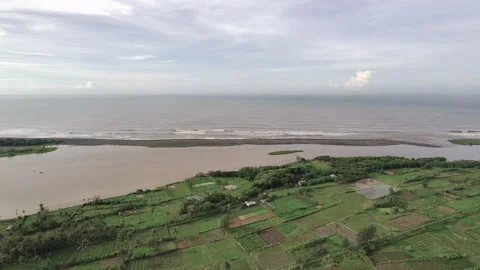 Samas Beach From The Sky Stock Footage 231270038