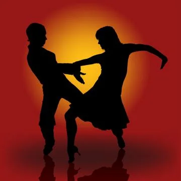 Samba Dancers Stock Illustration