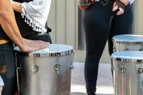 Samba drum at carnival Fotos Stock