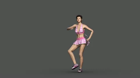 SAMBA ONDA [93 bpm] - 3D Dance loop + Alpha &amp; Cloth Matte Видео 18263177