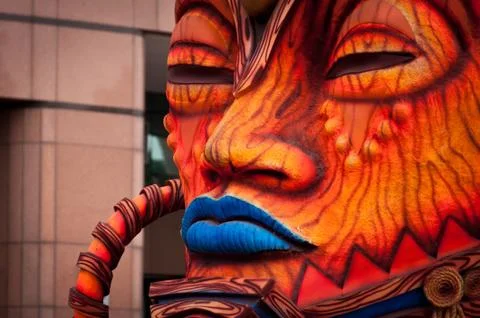 Samba School Float Decoration 스톡 사진