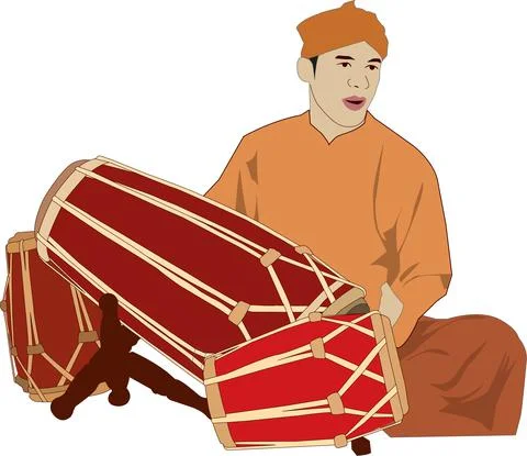Samba Sunda Stock-Illustration
