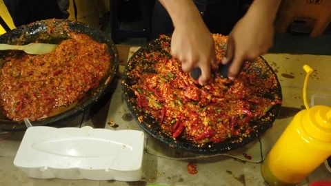 Sambal Penyet Stock Footage 122909793