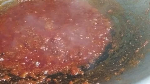 Sambal Tumis or stir-fried chilli paste is a versatile Malay and Stock Footage 130246653