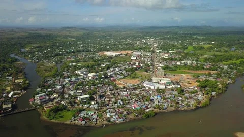 Sambava Madagascar from the air Stock Footage 276680765