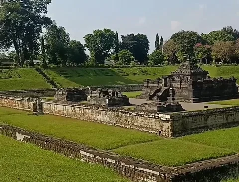 Sambisari Temple Stock Footage 219126894