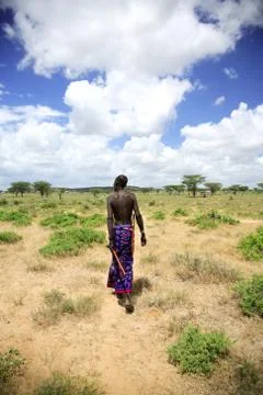 Samburu chief Foto stock
