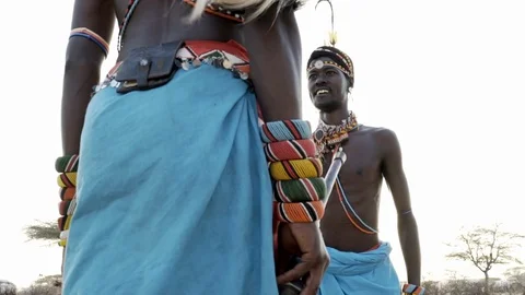 Samburu Warriors Video stock 94524582