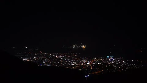 Samcheonpo Night View 스톡 동영상 317675192