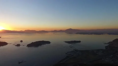 Samcheonpo Siran Sunset 1 스톡 동영상 317536732