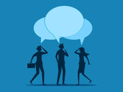 Same idea, thinking together to plan a business. Business people brainstormin Stock Illustration