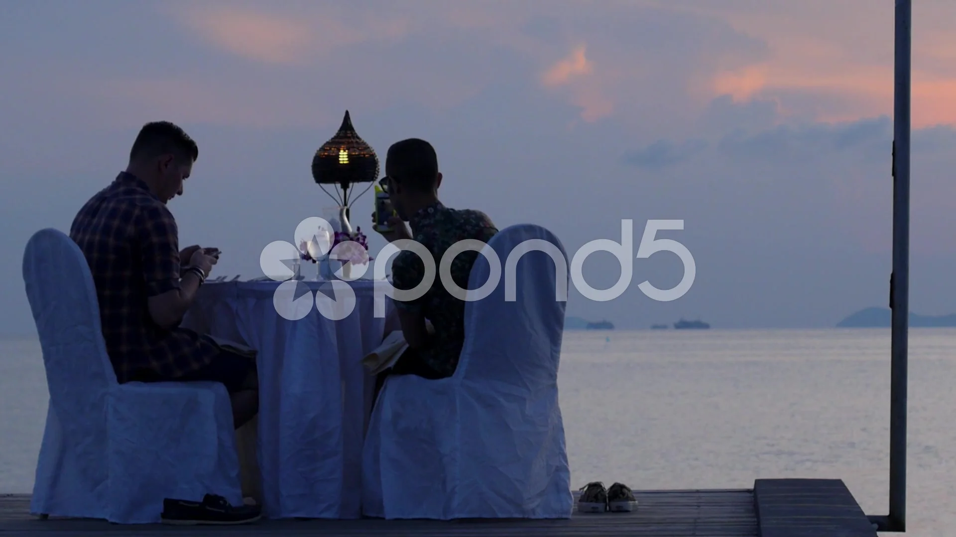 Same-sex Homosexual Couple Having Dinner... | Stock Video | Pond5