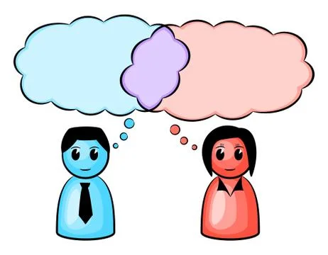 Same thought Stock Illustration