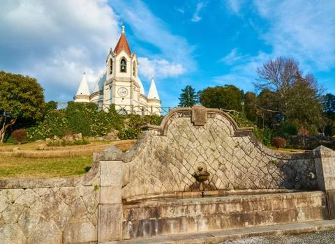 Sameiro sanctuary in Penafiel Stock Photos