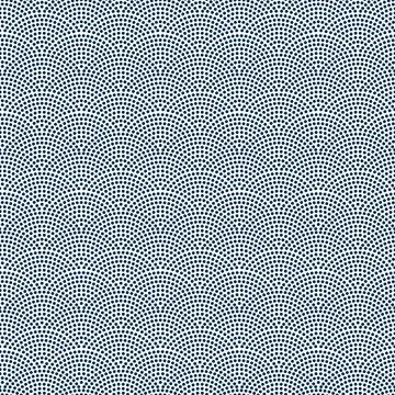 Samekomon seamless Japanese traditional pattern. Fine dotted textile design.. Illustrazione stock