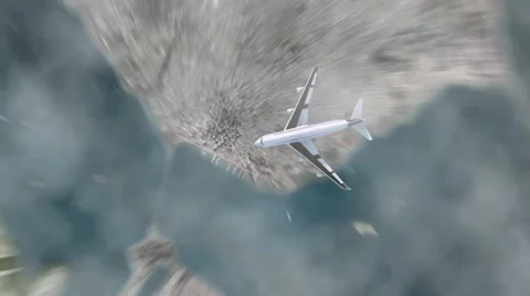 Сamera zoom from the earth into space. Video stock 62931871