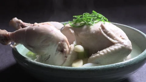 Samgyetang as a nutritious dish. Stock-Footage 294002828
