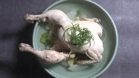 Samgyetang as a nutritious dish. Video stock 294003677