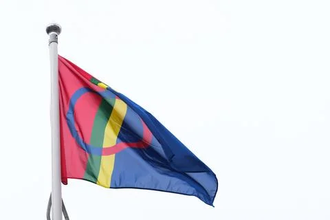 The Sami flag Stock Photos